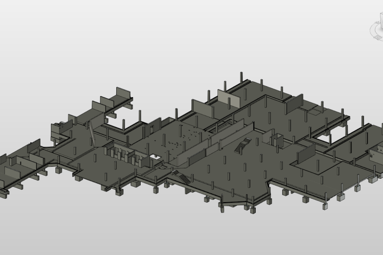 As built structure model