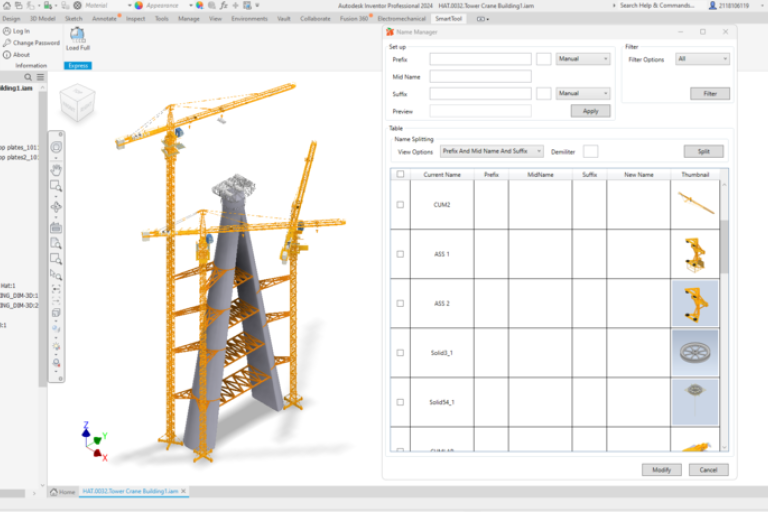 3d model Tower Crane