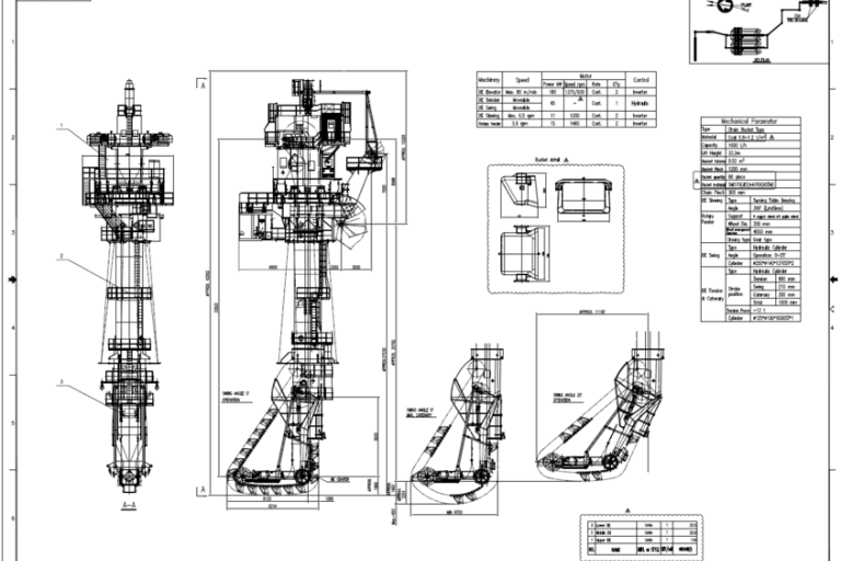 2D Coal Crane model