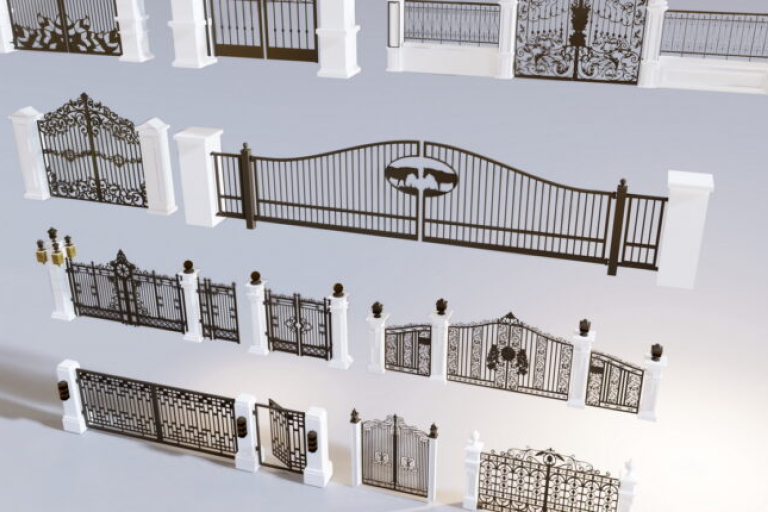 3D Revit gate family creation