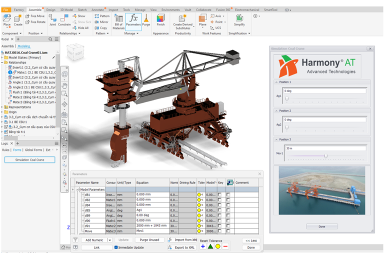 crane 3d modeling services