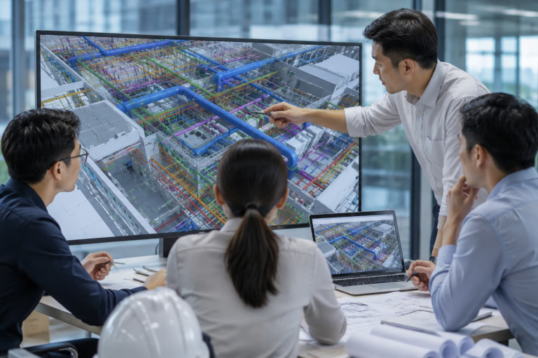 MEP BIM in coordination