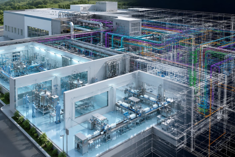 BIM for pharmaceutical manufacturing plants
